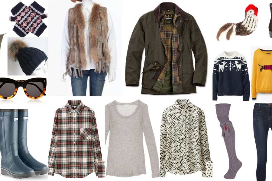 fall winter capsule wardrobe country style